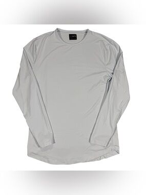 CUTS Clothing AO Long Sleeve Curve Hem T-Shirt Mens L Powder Blue NWOT  PYCA Pro
